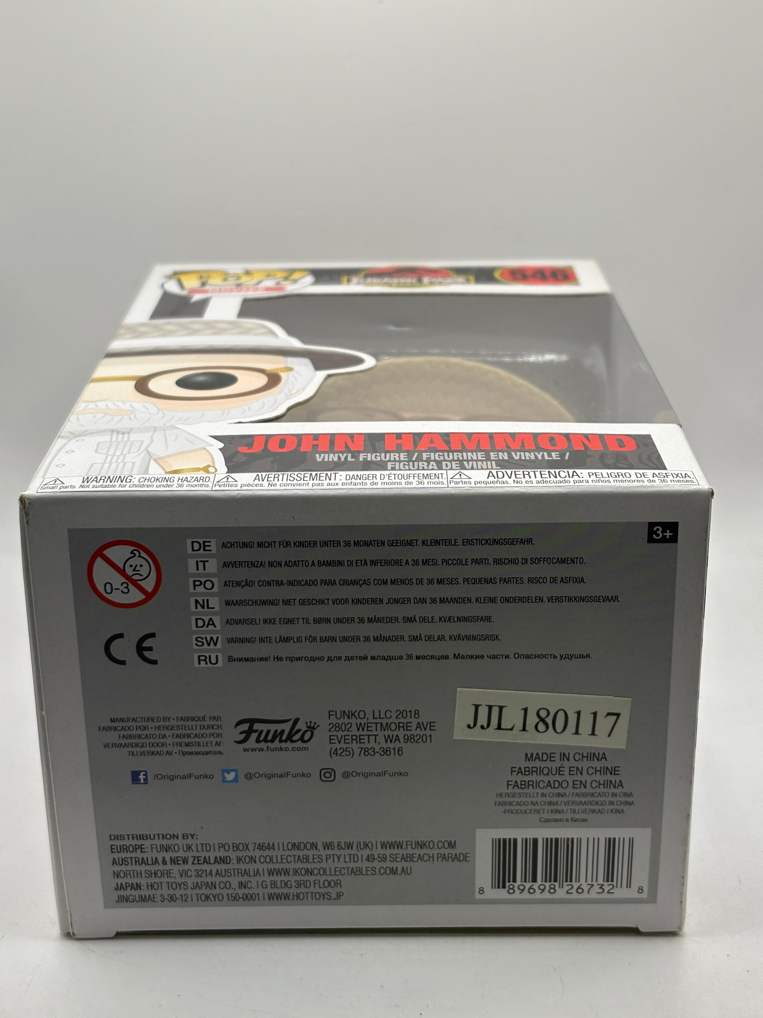 Funko POP! Movies Jurassic Park #546 John Hammond Vinyl Figure, photo 6